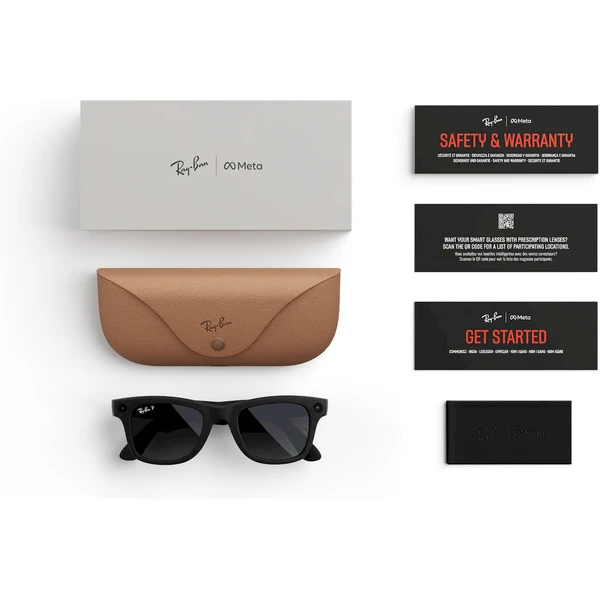 Meta RAY-BAN Wayfarer Gen2 (Velké) chytré matné brýle (tmavá skla) černé (Další) - AR brýle - Obrázek D7AJ000K01