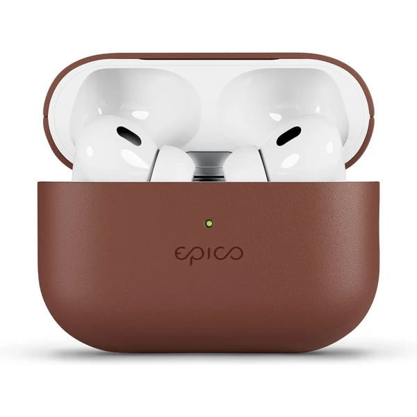 Epico kožený kryt pro Airpods Pro 2 hnědý - Pouzdra - Obrázek D7C9000K01