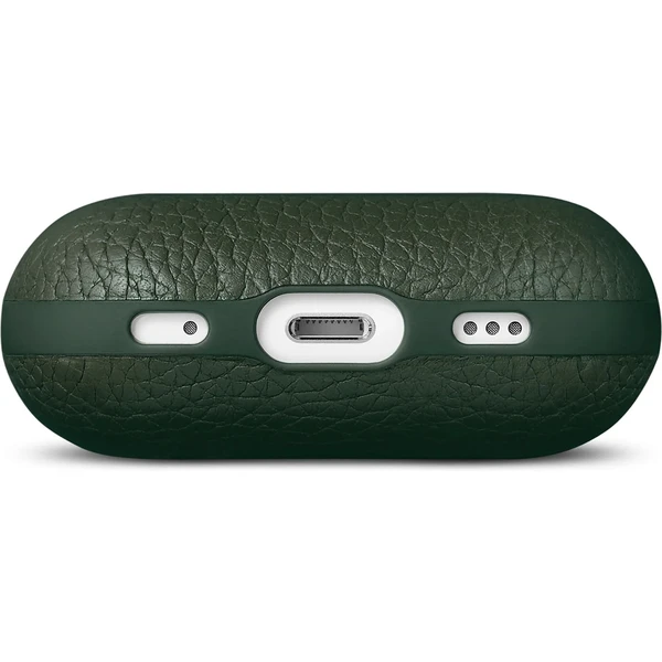 Woolnut Leather kožené pouzdro pro AirPods Pro 2. generace tmavě zelené - Pouzdra - Obrázek D7KR100501