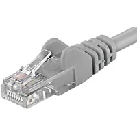 PremiumCord RJ45/RJ45 Cat5e UTP patch kabel 50m šedý - Kabely a redukce