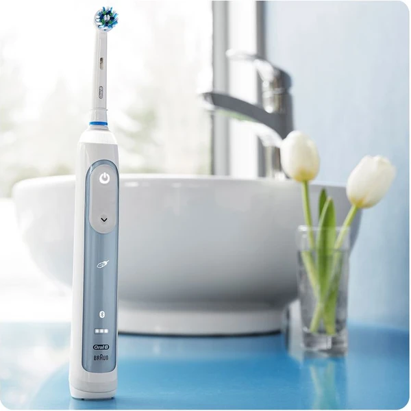 Oral-B Smart 6 6000N chytrý zubní kartáček hlavice Cross Action modrý - Zubní kartáčky - Obrázek D8HW400301