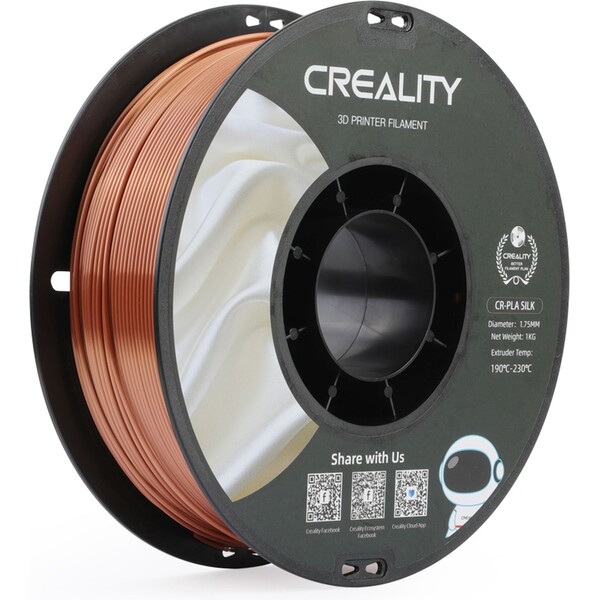 Creality CR-Silk filament 1,75 mm 1 kg měděná Měděná