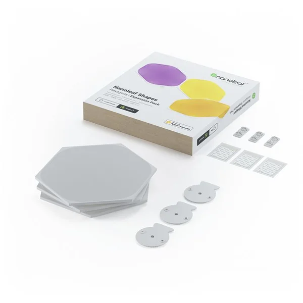 Nanoleaf Shapes Hexagons Expansion Pack 3 Panels - Chytrá osvětlení - Obrázek D8Z3600301