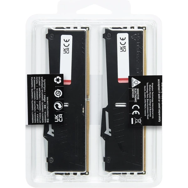 Kingston FURY Beast Black RGB DDR5 64GB 6000MT/s CL36 DIMM (2x32GB) EXPO/XMP - Operační paměti - Obrázek D92L300401