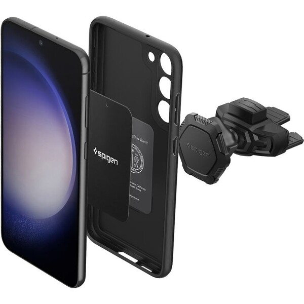 SPIGEN - QS24 Magnetic CD Car Mount Holder 000CG21944 Černá