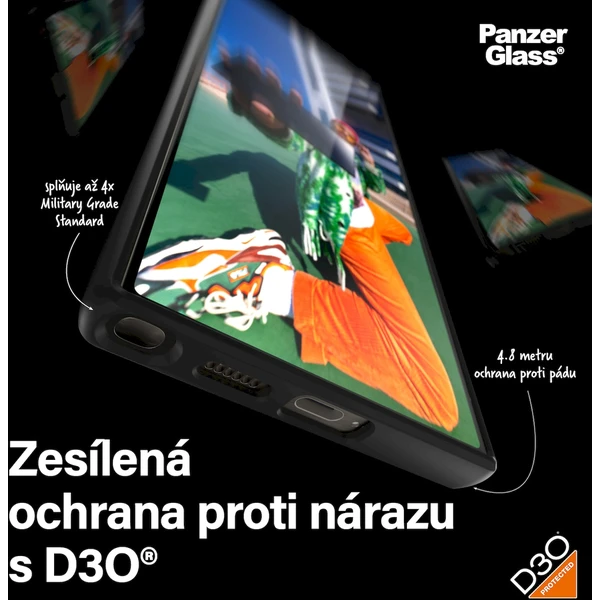 PanzerGlass HardCase D3O Samsung Galaxy S24 Ultra (Black edition) - Pouzdra - Obrázek D9D1000O01
