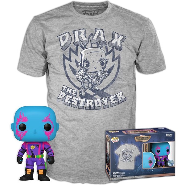 Funko POP! & Tee: Guardians of the Galaxy - Drax