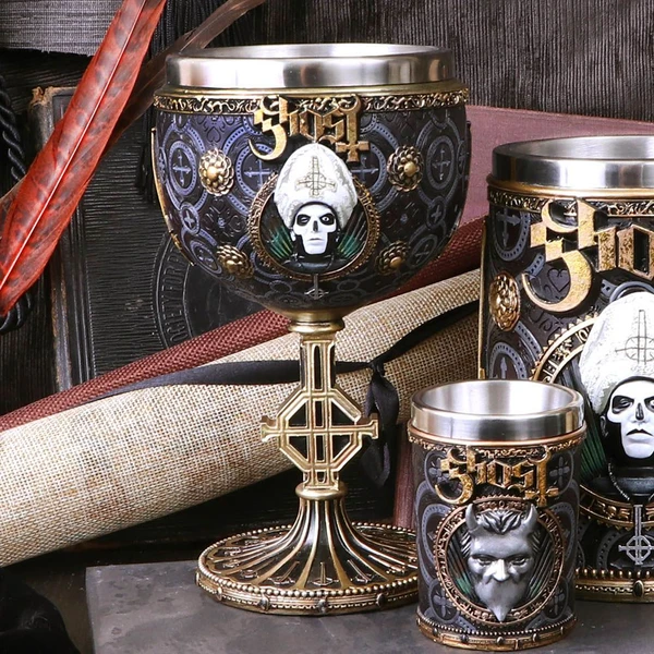 Kalich Nemesis Now Ghost - Gold Meliora 19 cm - Hrnky - Obrázek D9EE000K01