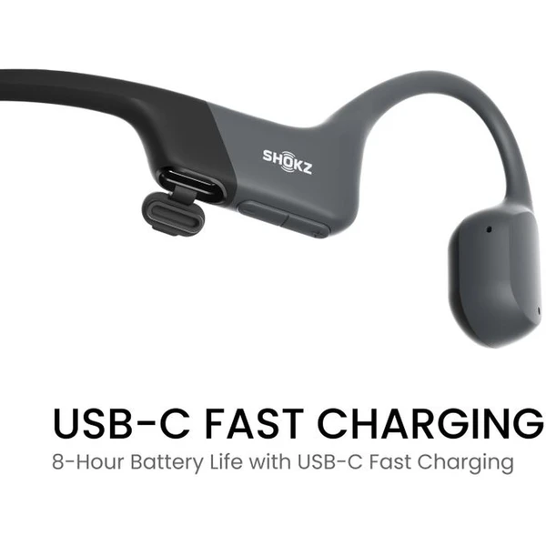 Shokz OpenRun (USB-C) bezdrátová sluchátka černá - Sluchátka - Obrázek D9TA000N01