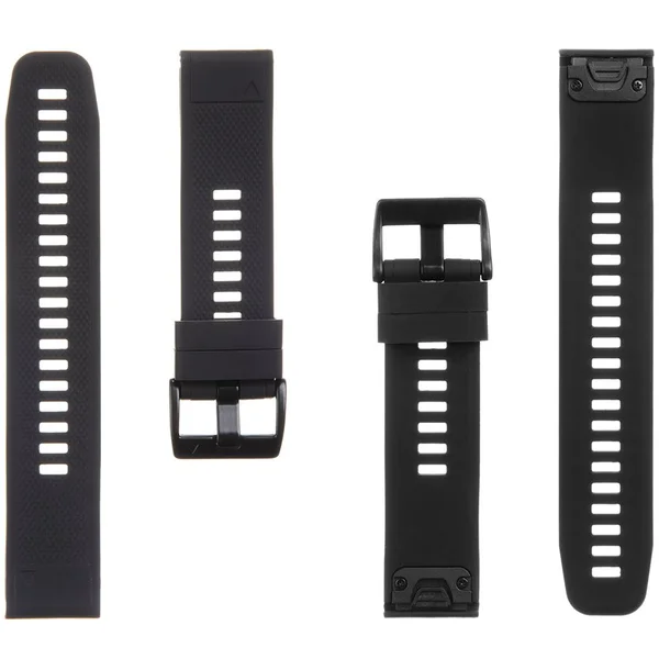 Tactical Silikonový Řemínek pro Garmin Fenix 5/6 QuickFit 22mm černý - Řemínky - Obrázek D9UJF00101