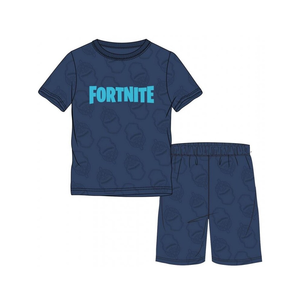 Dětský set - tričko a kraťasy Fortnite - Logo 10 let