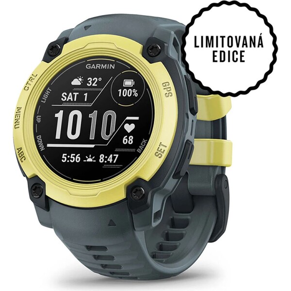 Garmin Instinct E – 40 mm, Electric lime s twilight páskem Zelená