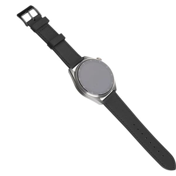 FIXED Leather Strap kožený řemínek s šířkou 20mm pro smartwatch černý - Řemínky - Obrázek DA5E300401