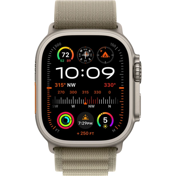 Apple Watch 49/45/44/42mm olivový Alpský tah malý - Řemínky - Obrázek DABS100501