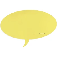Rocada Skin Shape Talk 6441-1016 magnetická tabule sírová žlutá RAL 1016 - Magnetické tabule