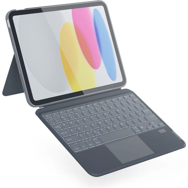 iWant pouzdro s podsvícenou klávesnicí pro Apple iPad Air 11" (2025) (čeština) šedé Šedá