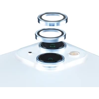 PanzerGlass HoOps ochranné kroužky Apple iPhone 15/15 Plus - modrý hliník - Ochranné folie a skla