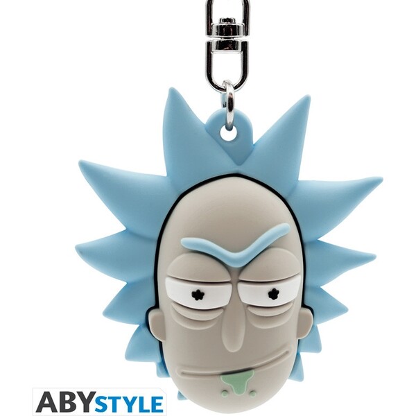 3D Klíčenka Abysse Corp Rick & Morty - Rick Sanchez Vícebarevná