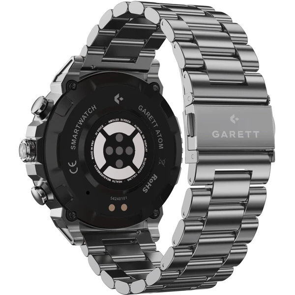 Garett Atom chytré hodinky stříbrná ocel - Chytré hodinky - Obrázek DFAC000L01