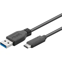 PremiumCord USB-C/USB-A napájecí kabel 40W 3m černý - Kabely a redukce