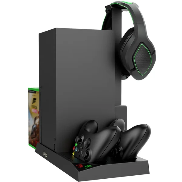 iPega XBX013 Multifunkční Nabíjecí stojan pro Xbox Series X - Nabíječky - Obrázek DFOY000501
