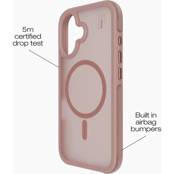 iDeal Of Sweden Bumper Case kryt s Magsafe iPhone 16 růžový - Pouzdra - Obrázek DGAB000J01