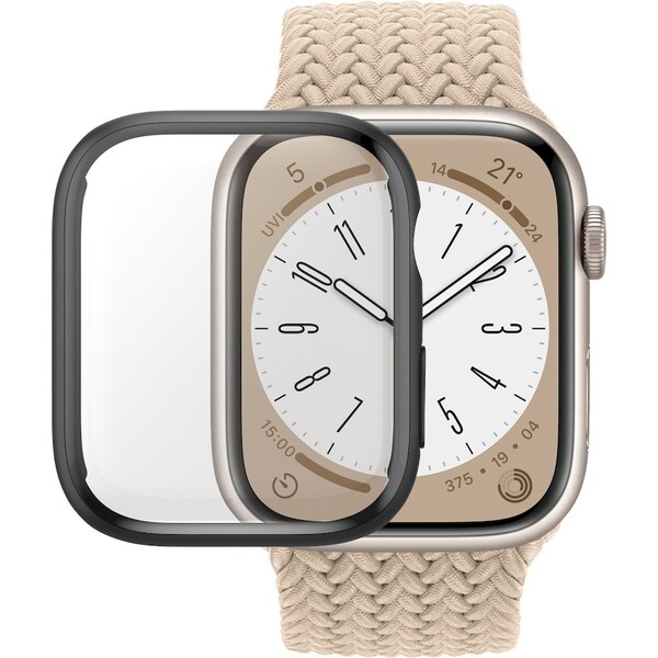PanzerGlass Apple Watch 9/8/7 (45mm) ochranný kryt s D3O - černý rámeček