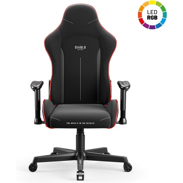 Herní Židle Diablo X-Starter Černá + Led