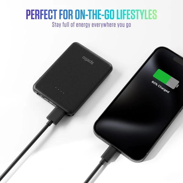 Spello Pocket powerbanka (10W) 5000mAh černá - Powerbanky - Obrázek DGPD000K01