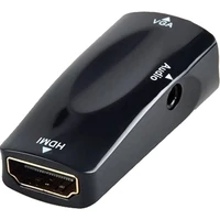 PremiumCord HDMI/VGA + 3,5mm převodník černý - Kabely a redukce