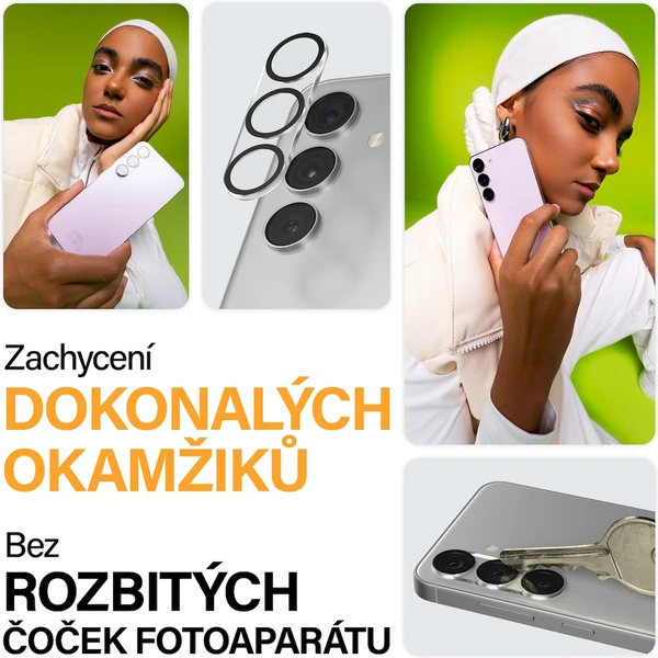 PanzerGlass Camera Protector Samsung Galaxy S24/S23/S23+ - Ochranné folie a skla - Obrázek DHC1000O01