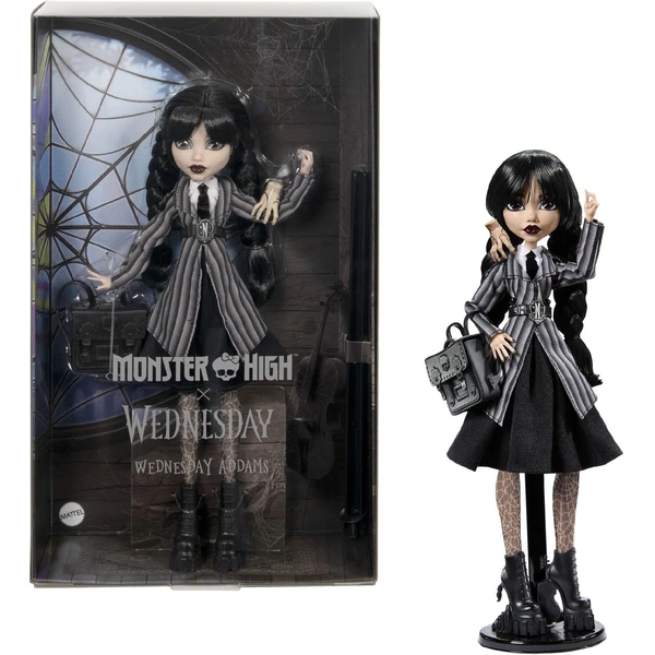 Mattel panenka Monster High x Wednesday - Wednesday Addams - Figurky - Obrázek DI5E000K01