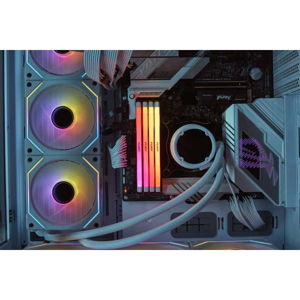 Kingston FURY Renegade White RGB DDR5 16GB 6400MT/s CL32 DIMM (1x16GB) XMP - Operační paměti - Obrázek DJXN100501