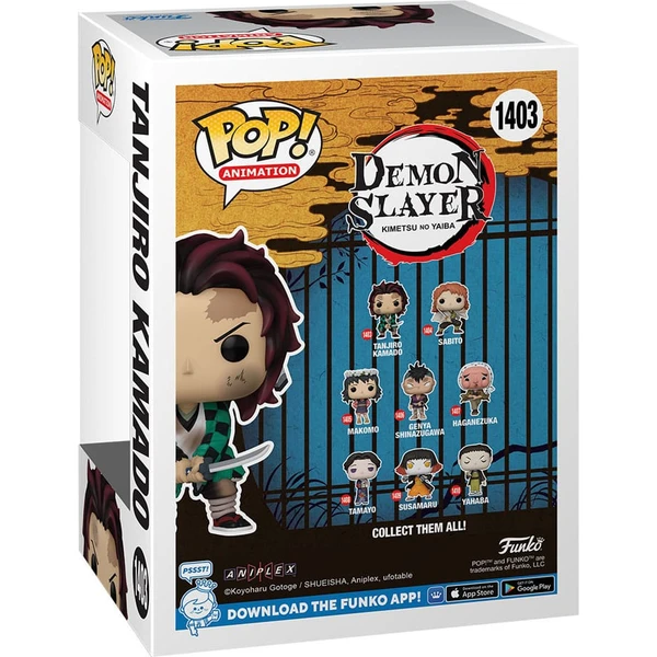 Funko POP! #1403 Animation: Demon Slayer- Tanjiro (Training) - Funko POP! - Obrázek DKL3000N01