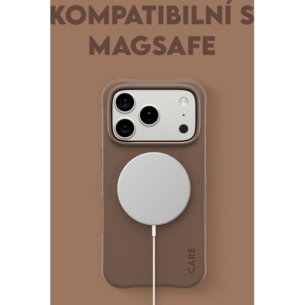 PanzerGlass® CARE Samba kryt s MagSafe Apple iPhone 17 Pro Espresso - Pouzdra - Obrázek DMDH000K01