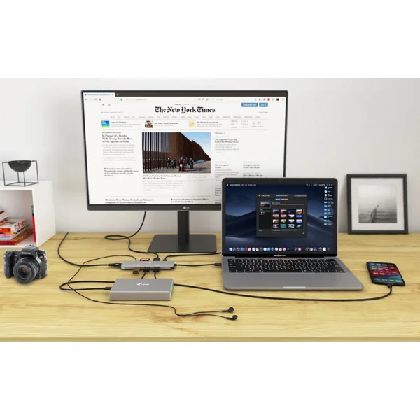 i-tec USB-C Metal Nano Docking Station 4K HDMI LAN + Power Del - Dokovací stanice - Obrázek DMPN200401