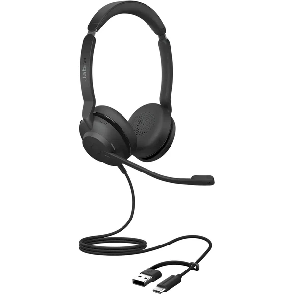 Jabra Evolve2 30 SE USB-C/A UC Stereo sluchátka černá - Sluchátka - Obrázek DO4J000K01