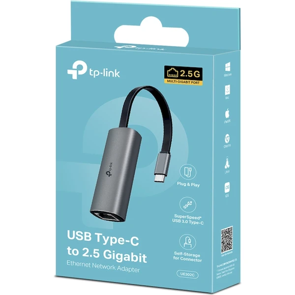 TP-Link UE310C USB Type-C na Gigabit Ethernet Síťový Adaptér - Síťové adaptéry - Obrázek DODO000K01