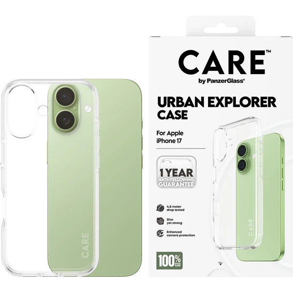PanzerGlass® CARE Urban kryt Apple iPhone 17 čirý - Pouzdra - Obrázek DPEH000K01