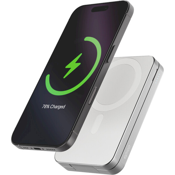 Epico UltraBase 4v1 8000mAh skládací powerbanka & bezrátový nabíjecí stojánek bílá Bílá