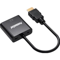 PremiumCord HDMI -> VGA + 3,5mm redukce 0,2m černá - Kabely a redukce