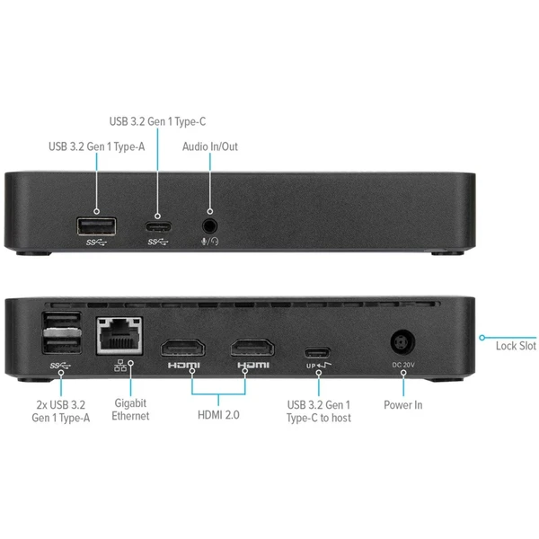 Targus USB-C DV4K univerzální dokovací stanice - Dokovací stanice - Obrázek DPQY600301