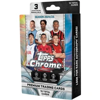 Fotbalové karty Topps 2024-25 Chrome UEFA Club Competitions - Hanger Box - Fotbalové karty