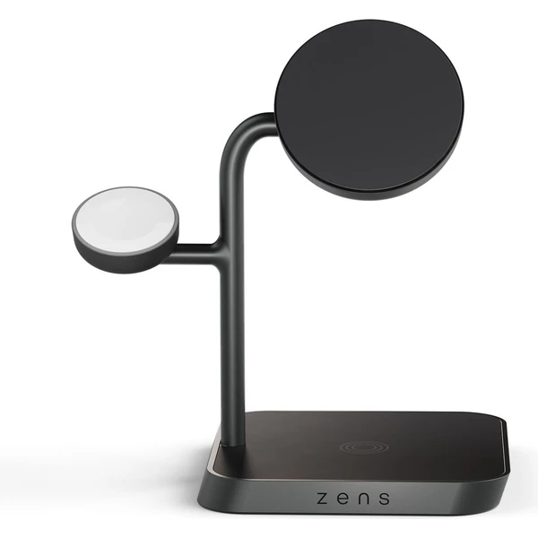 ZENS Office Charger Pro 3 MagSafe/Qi2 3v1 nabíječka (25W) černá - Nabíječky - Obrázek DQ6L000K01