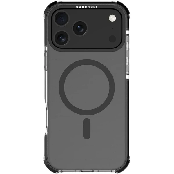 Cubenest MagPro Strong Guard MagSafe kryt iPhone 17 Pro Max černý - Pouzdra - Obrázek DQBK000K01