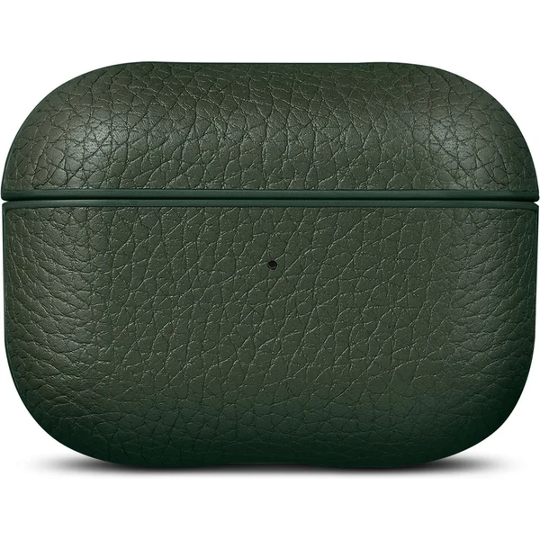 Woolnut Leather kožené pouzdro pro AirPods Pro 3. generace tmavě zelené - Pouzdra - Obrázek DQJI000K01