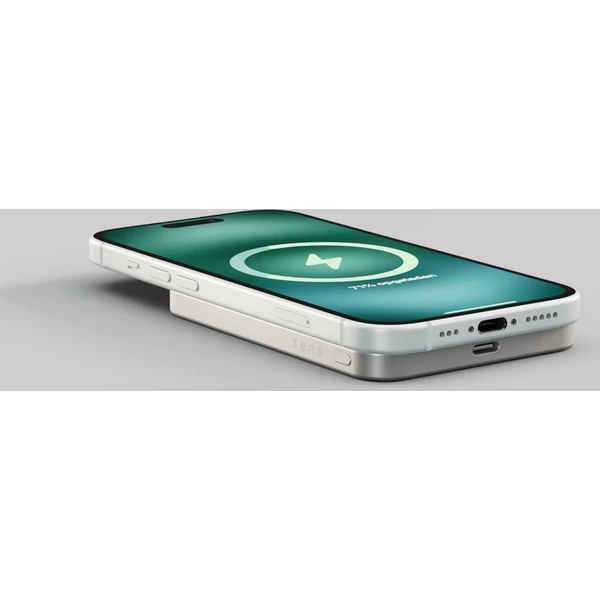 ZENS Pro 1 MagSafe/Qi2 slim powerbanka (5000 mAh), 15 W, USB-C, bílá - Powerbanky - Obrázek DRFL000K01