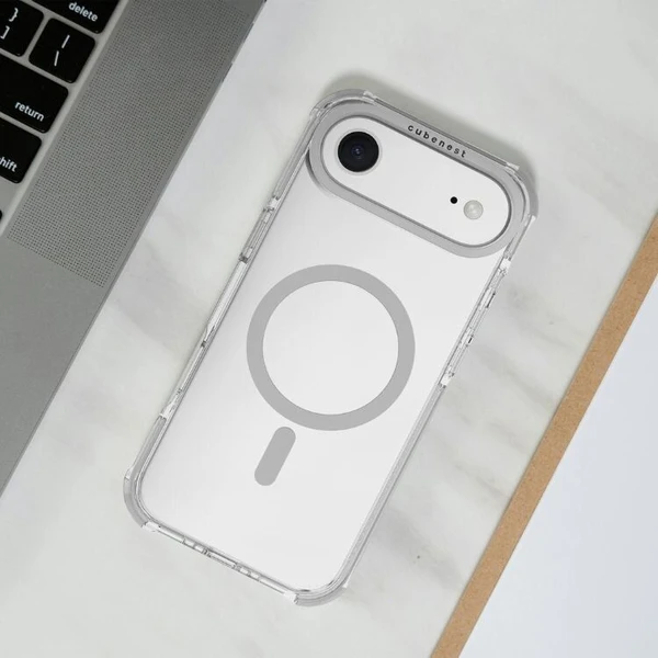 Cubenest MagPro Strong Guard MagSafe kryt iPhone Air bílý - Pouzdra - Obrázek DSBK000K01