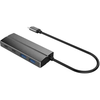 PremiumCord 10G SuperSpeed USB Hub Type C to 2x USB 3.1 A + 2x USB 3.1 C - USB huby