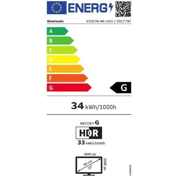 ViewSonic LED monitor VX3276-4K-mhd 31,5" - Monitory - Obrázek DTCB600201